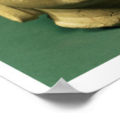 仏頭Sarnath （砂岩） ポスター (角)