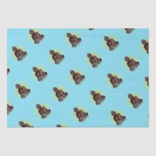 仏黒い力 薄葉紙 (正面)