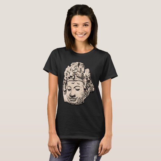 仏3仏像仏壁仏絵を描の Tシャツ (正面フル)