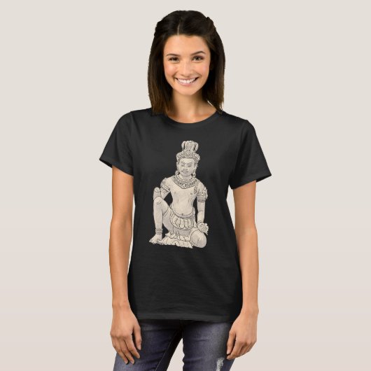 仏4仏像仏壁仏絵画の Tシャツ (正面フル)