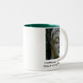 仏-あります唯一の定数が変えて下さい ツートーンマグカップ (正面右)