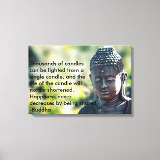 仏「キャンドルの何千」 キャンバスプリント