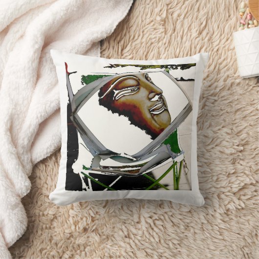 仏 クッション (ブランケット)