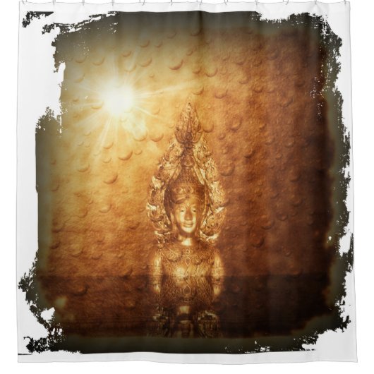 仏 シャワーカーテン (正面)