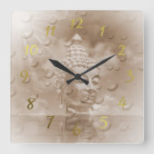 仏 スクエア壁時計 (正面)