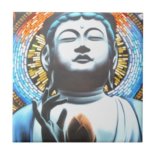 仏 タイル (正面)