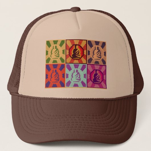 仏 -- ポップアートのスタイル キャップ (正面)