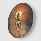 仏 ラージ壁時計 (傾斜)