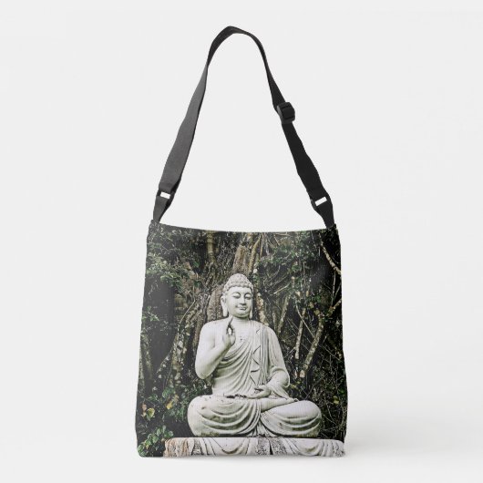 仏，仏教，アジア伝統的，宗教， クロスボディバッグ (裏面)