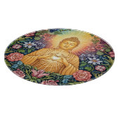 仏、光のハート、キッチン、フローラ、ヴィンテージ カッティングボード (角)