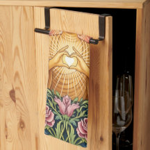 仏、光のハート、キッチン、フローラ、ヴィンテージ