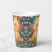 仏、光のハート、パーティー、フローラ、ヴィンテージ 紙コップ (右)