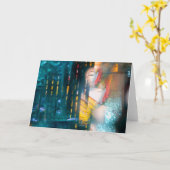 仏 • 挨拶状 カード (黄色い花)