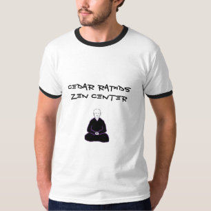 仏-短い袖が付いているCRの禅の中心 Tシャツ