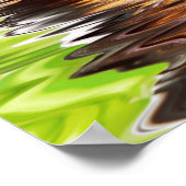 仏、緑、禅、平和、瞑想、静寂、ヨガ ポスター (角)