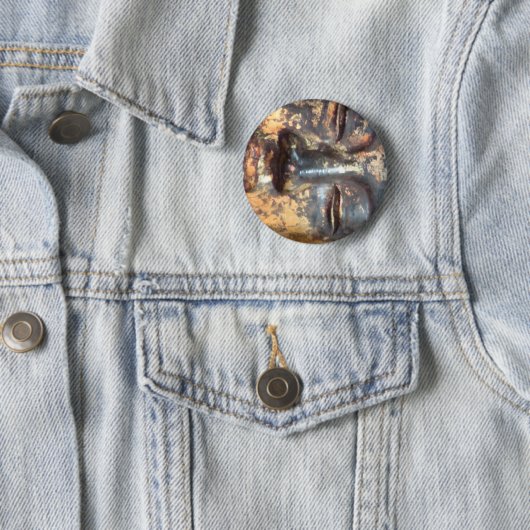 仏 缶バッジ (インサイチュ)