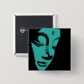 仏 缶バッジ (正面&裏面)