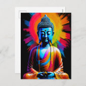 仏 – 静かな光 シーズンポストカード (正面/裏面)