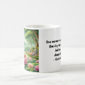 仏 – 1つの人生で世界を変えることができる コーヒーマグカップ (中央)