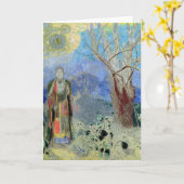 仏、c.1905 カード (黄色い花)