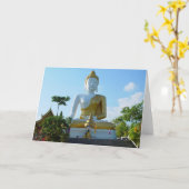 仏Chiang Maiタイの空白のなカード カード (黄色い花)