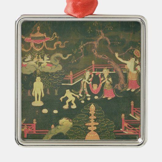 仏Shakyamuniの生命 メタルオーナメント (正面)