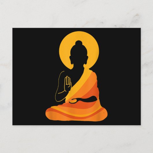 仏Yang禅ヨガリラックス生楽しむ活 ポストカード (正面)