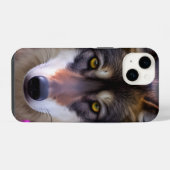 仔狼の視線 iPhoneケース (裏面横)