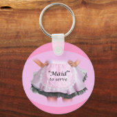 仕えるメイド キーホルダー (正面)