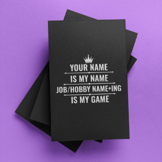 仕パーソナライズされたおもしろい事とホビー名