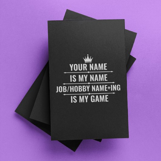 仕パーソナライズされたおもしろい事とホビー名