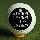 仕パーソナライズされたおもしろい事とホビー名 ゴルフボール