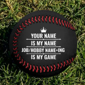 仕パーソナライズされたおもしろい事とホビー名 ソフトボール
