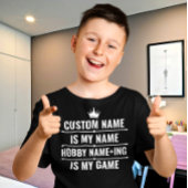 仕パーソナライズされたおもしろい事とホビー名 Tシャツ