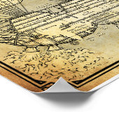 仕上げ学校回路図 ポスター (角)