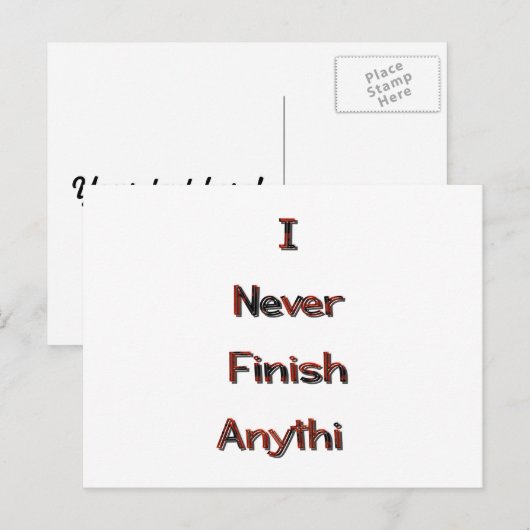 仕上げ ポストカード (正面/裏面)