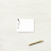 仕事おもしろい引用文私がボス ポストイット (デスク上)