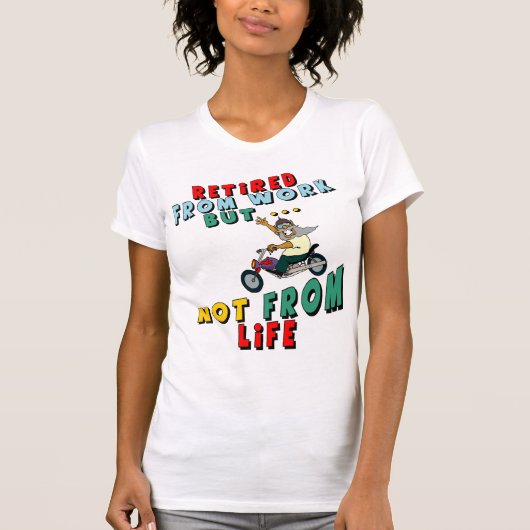 仕事から退職した Tシャツ (正面)