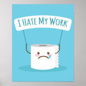 仕事が嫌いだ ポスター (正面)