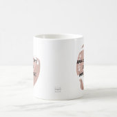 仕事が私のサッカーを妨害している コーヒーマグカップ (中央)