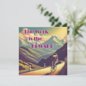 仕事こそ報酬 女性サイクリスト 山 (スタンド正面)