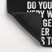 仕事って最高!面白い仕事のTシャツ マウスパッド (コーナー)