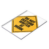 仕事で作家を妨げないで下さい ノートブック (左側)