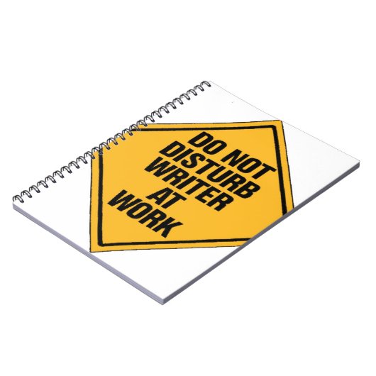 仕事で作家を妨げないで下さい ノートブック (左側)