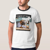 仕事で前向きになろうとするシャー・ペイ Tシャツ (正面)