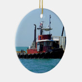 仕事で引っ張る セラミックオーナメント (右)