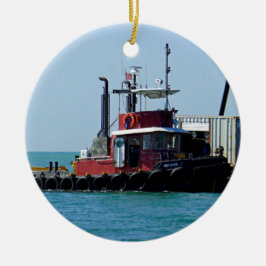 仕事で引っ張る セラミックオーナメント