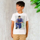 仕事で疲れる人 Tシャツ