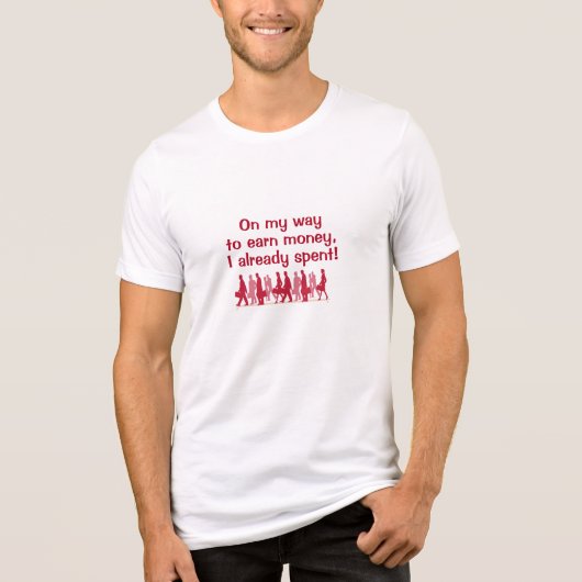 仕事で笑おう トライブレンドTシャツ (正面)