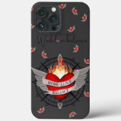 仕事と恋愛のバランス コンパスと水玉 Case-Mate iPhoneケース (裏面)